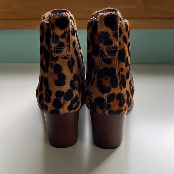 NIB Madewell Regan Boot in Leopard Calf Hair - Picture 9 of 11